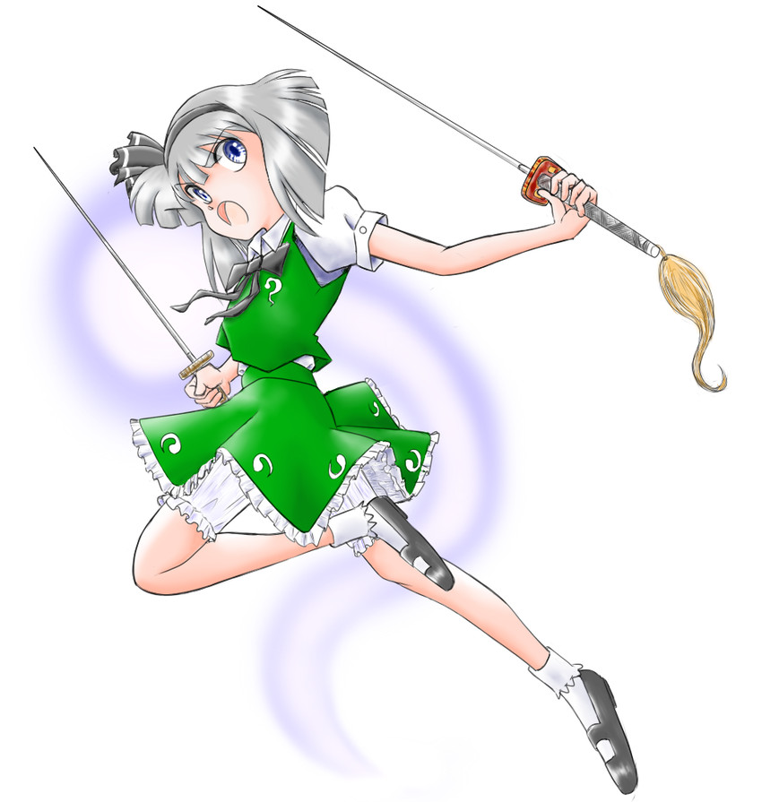 konpaku youmu (touhou) drawn by naonosuke