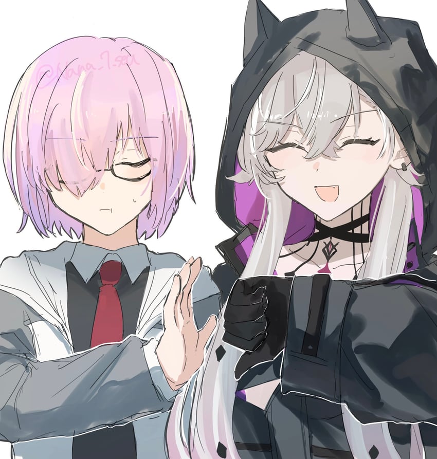 mash kyrielight and lilith (fate and 1 more) drawn by 1234eabc