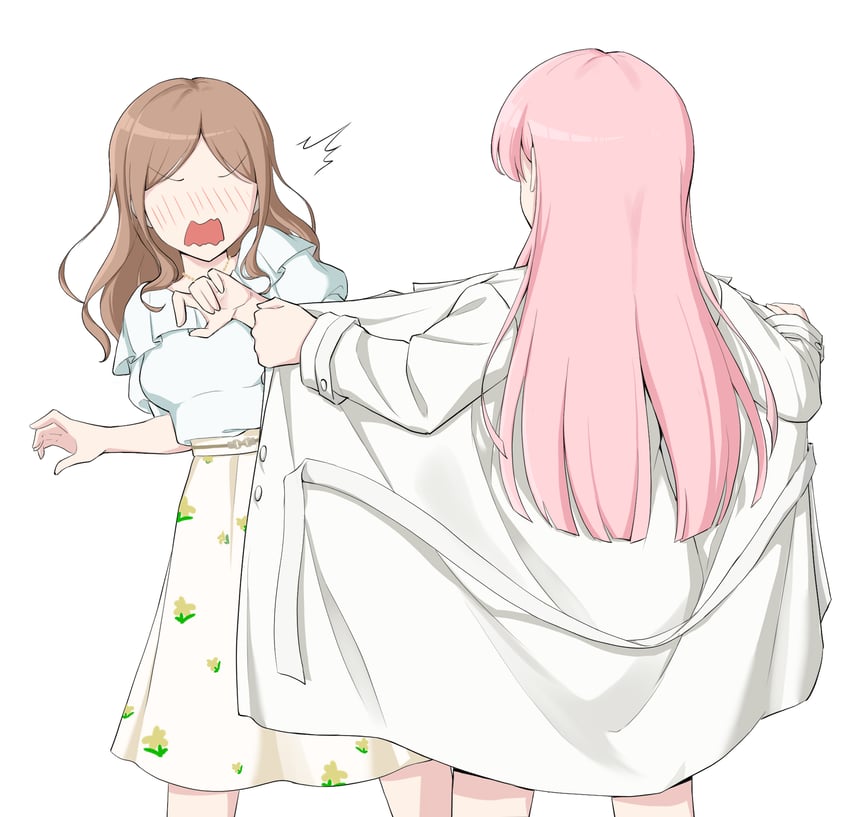 chihaya anon and nagasaki soyo (bang dream! and 1 more) drawn by anglediana