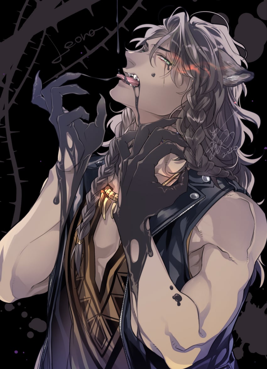 leona kingscholar (twisted wonderland) drawn by sakazukisyuran