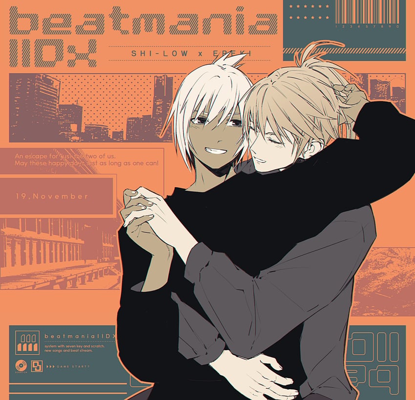 ereki and shilow (bemani and 1 more) drawn by maoh_(aburaage0528)