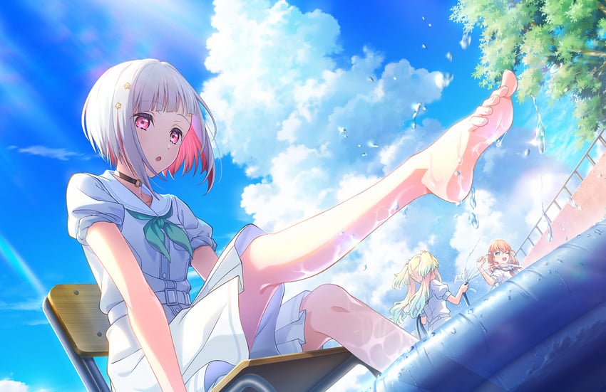 hinoshita kaho, yugiri tsuzuri, and osawa rurino (love live! and 1 more)