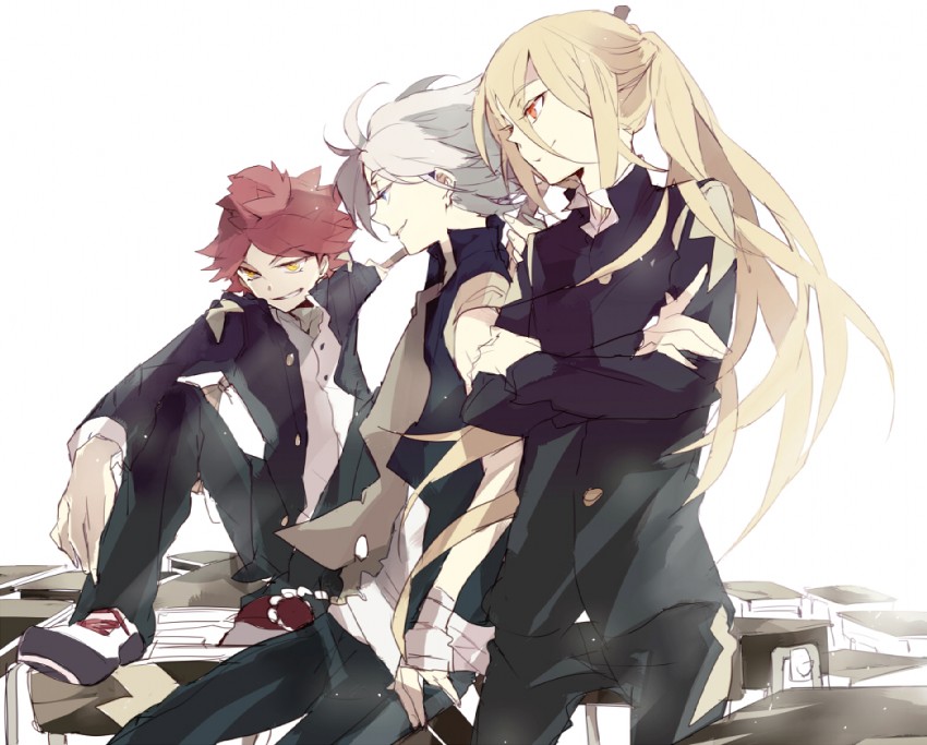 afuro terumi, nagumo haruya, and suzuno fuusuke (inazuma eleven) drawn by suou_(sdurorhr)