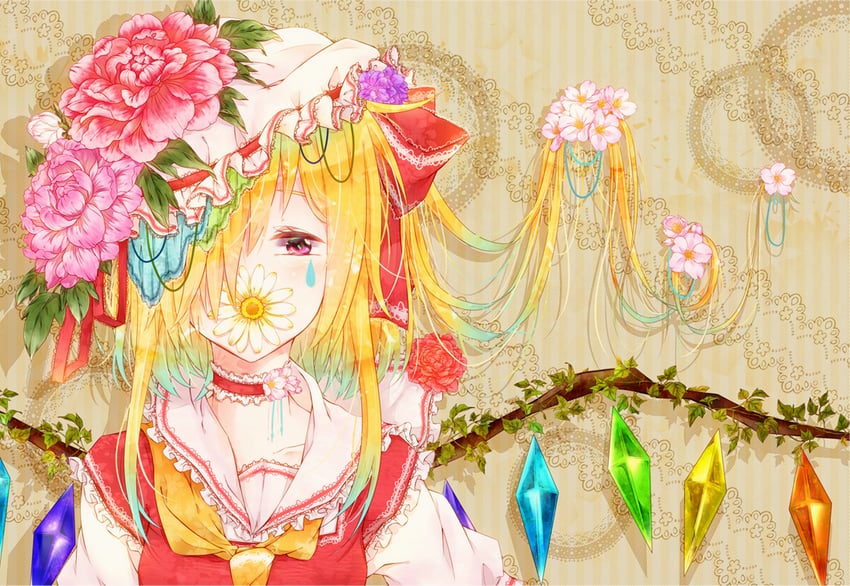 flandre scarlet (touhou) drawn by ayaaka_(yasaki)