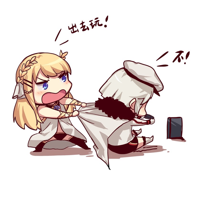 tirpitz and victorious (azur lane) drawn by xun_yu_(1184527191)