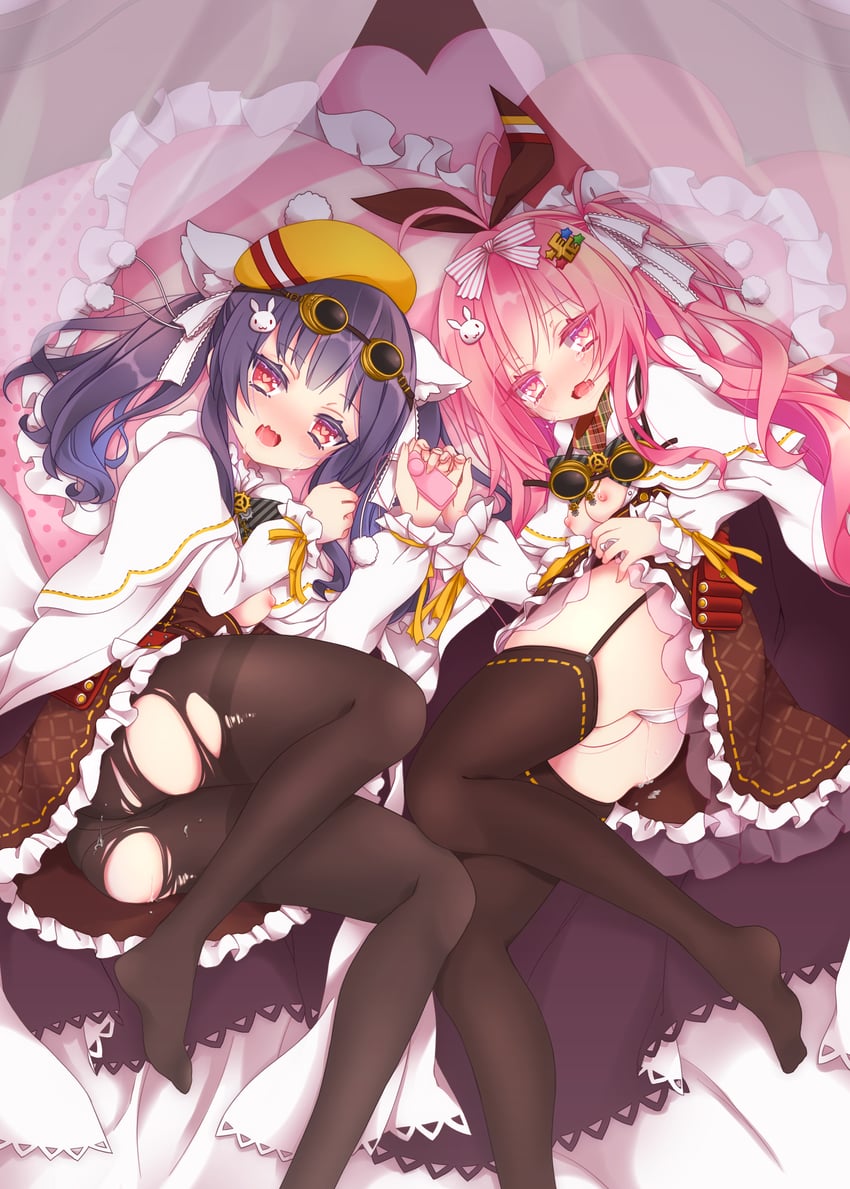 ripunte and creep (bemani and 2 more) drawn by kuzuhara_kazuya