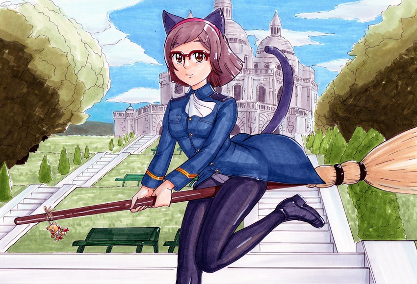 perrine h. clostermann, kousaka china, and beargguy iii (gundam and 3 more) drawn by hayami_jin