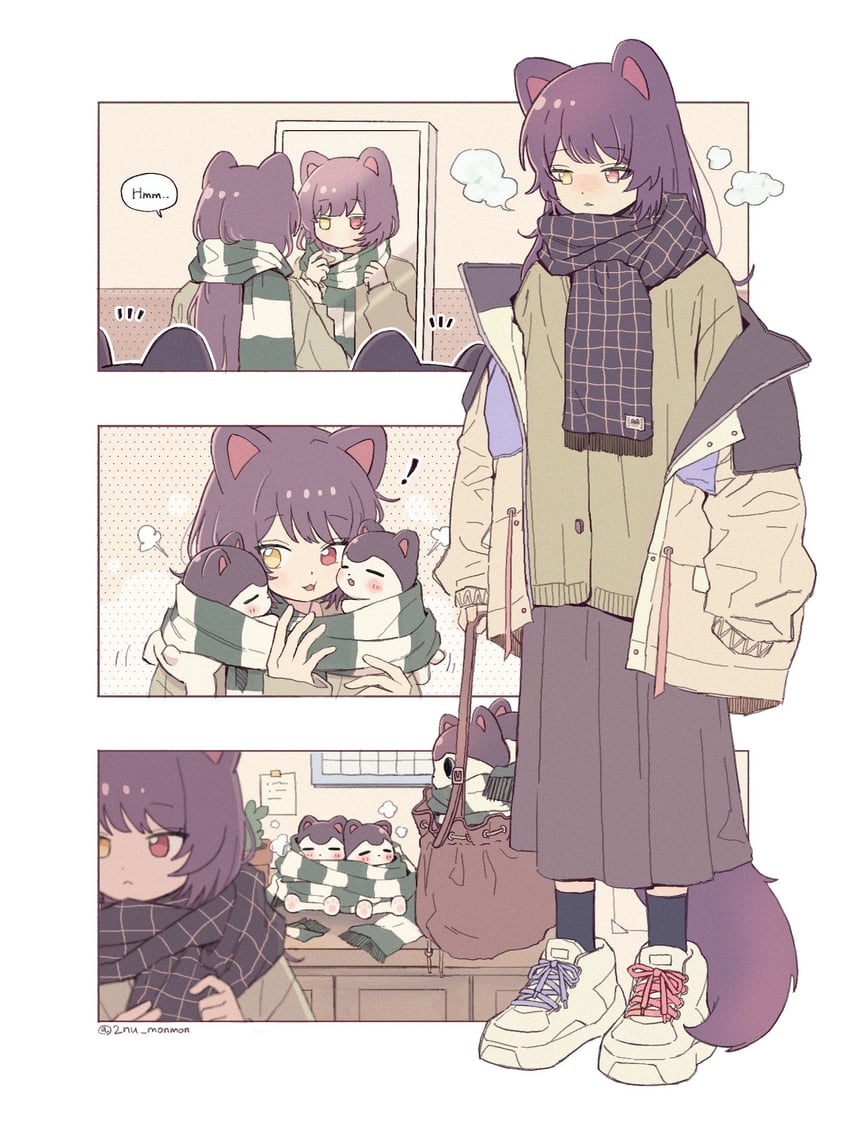 inui toko and banken (nijisanji) drawn by 2nu_monmon
