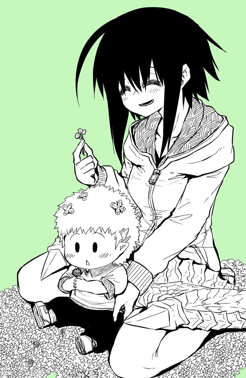 nishimura chiharu and gospel (musuko ga kawaikute shikatanai mazoku no hahaoya) drawn by zyugoya