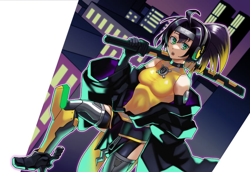 s-force rappa chiyomaru (yu-gi-oh!) drawn by zidai_okuraven