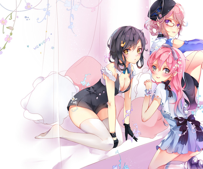 mikado nagi, sumeragi kira, and ootori eiichi (uta no prince-sama) drawn by tukino_(panna)