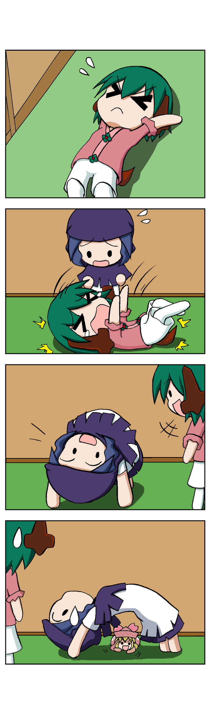 kumoi ichirin, kasodani kyouko, and lily white (touhou) drawn by rakugaki-biyori