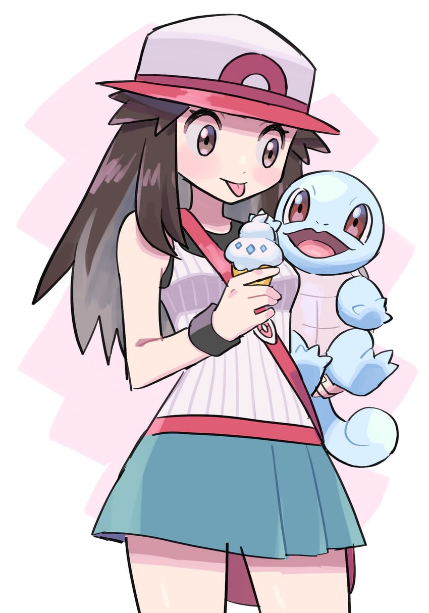 leaf and squirtle (pokemon and 2 more) drawn by pumpkinpan