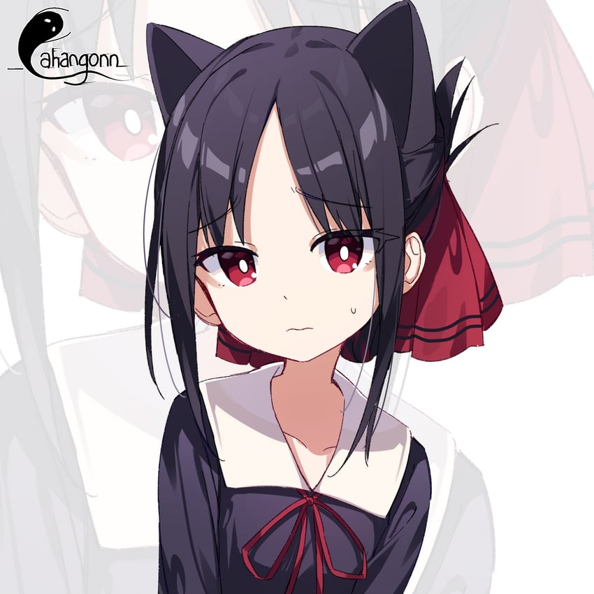 shinomiya kaguya (kaguya-sama wa kokurasetai ~tensai-tachi no renai zunousen~) drawn by cahangonn