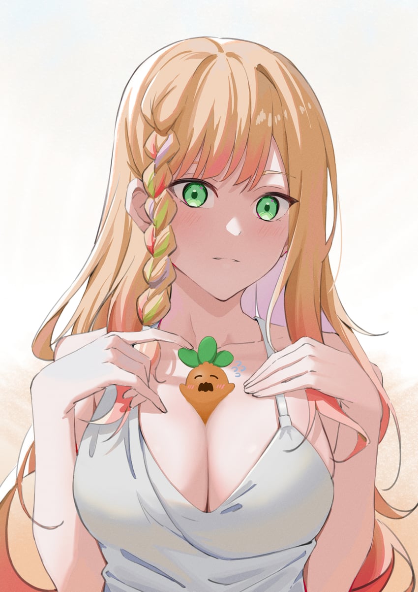 momosuzu nene and nekko (hololive) drawn by fuchi_(fuchi_1106)