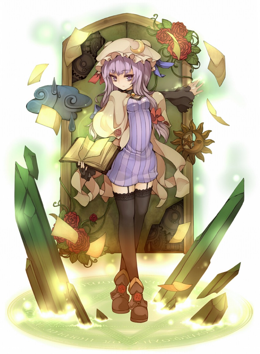 patchouli knowledge (touhou) drawn by uruu_gekka