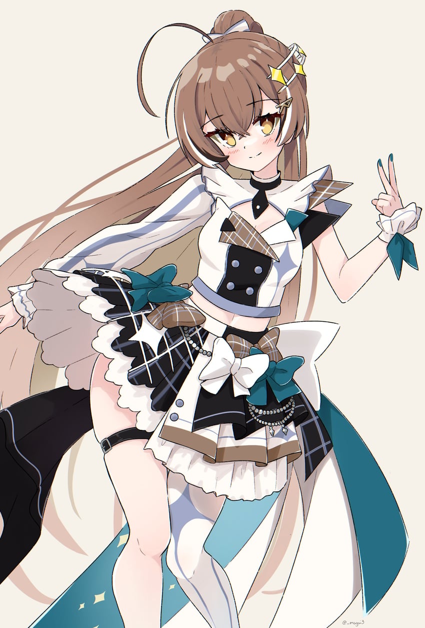 nanashi mumei (hololive and 1 more) drawn by magui3