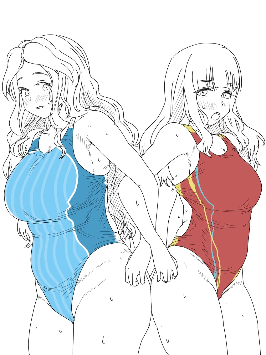 takebe saori and isabe (girls und panzer) drawn by kaiman_garupan