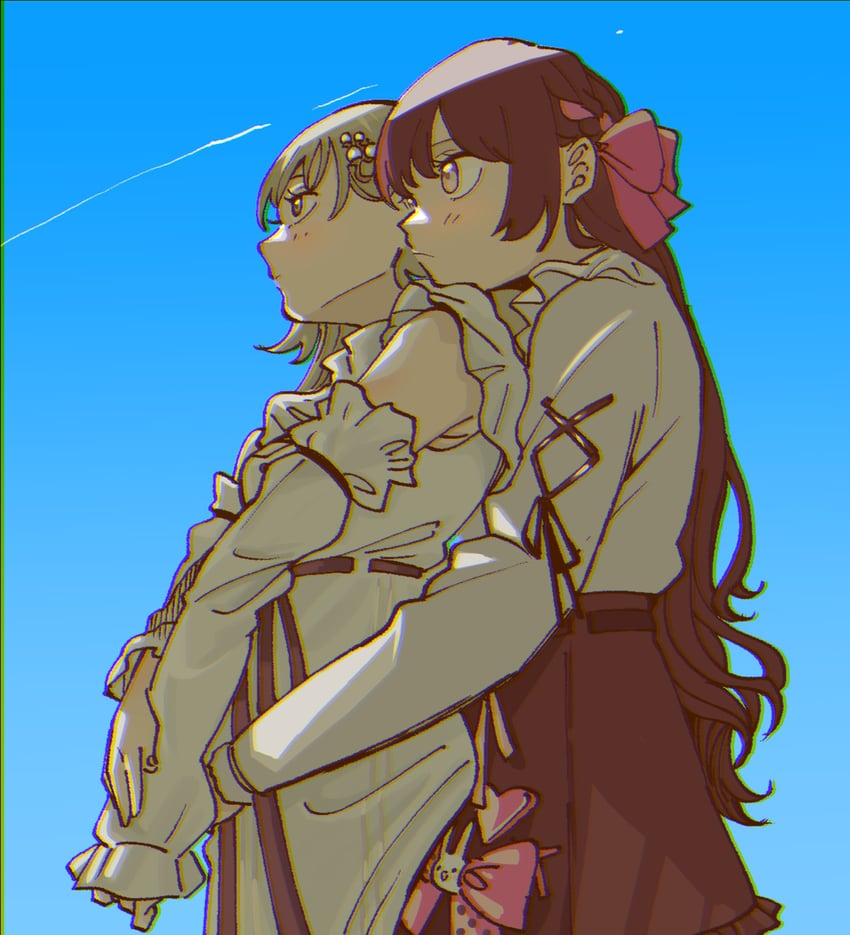 tachibana hinano and hanabusa lisa (vspo!) drawn by kou_hei_(takasr_kou)