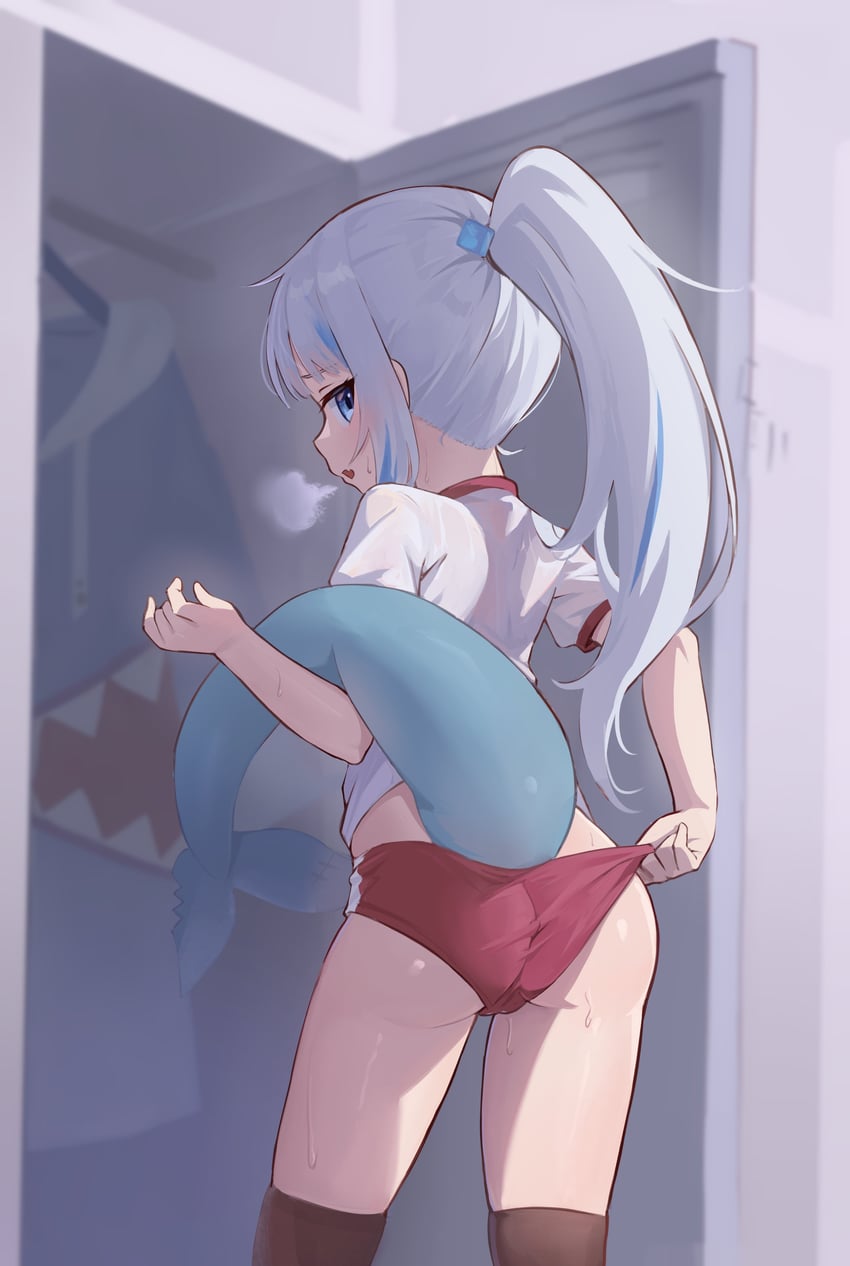 gawr gura (hololive and 1 more) drawn by hirotaka0125
