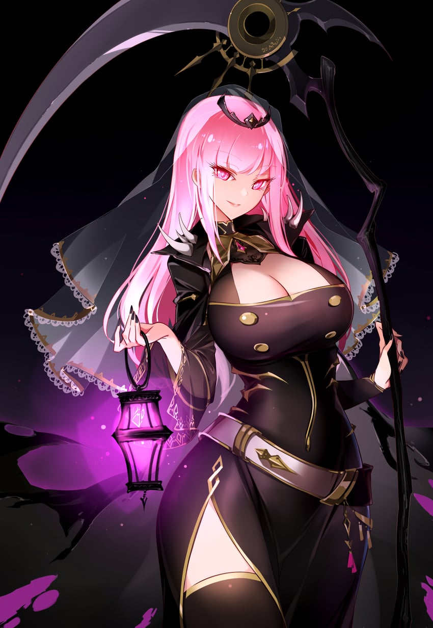 mori calliope (hololive and 1 more) drawn by raptor7