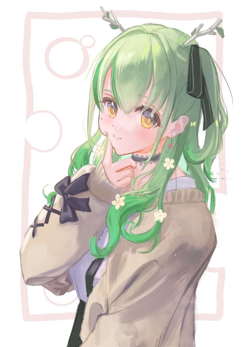 ceres fauna (hololive and 1 more) drawn by besi_(besidoesart)