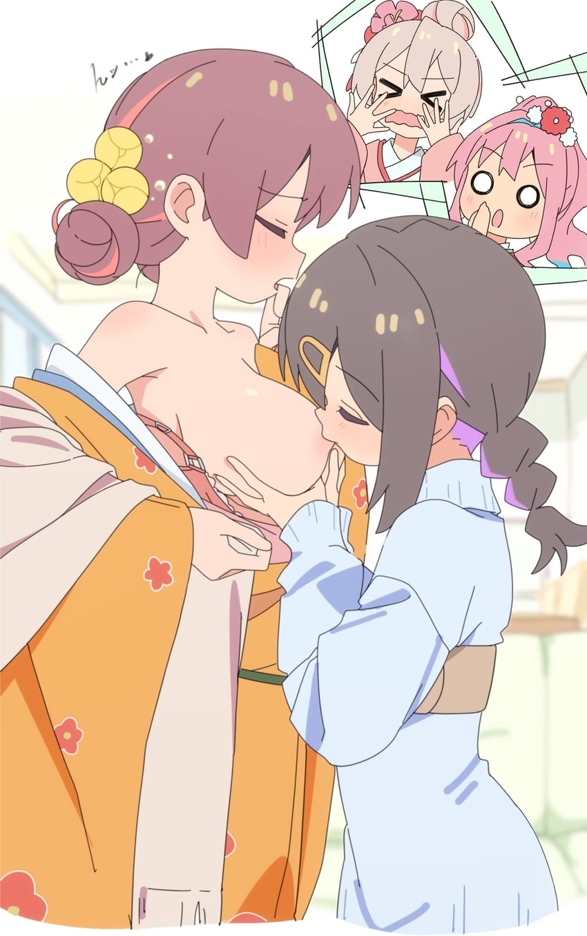 oyama mahiro, oyama mihari, murosaki miyo, and hozuki kaede (onii-chan wa oshimai!) drawn by mm2_re