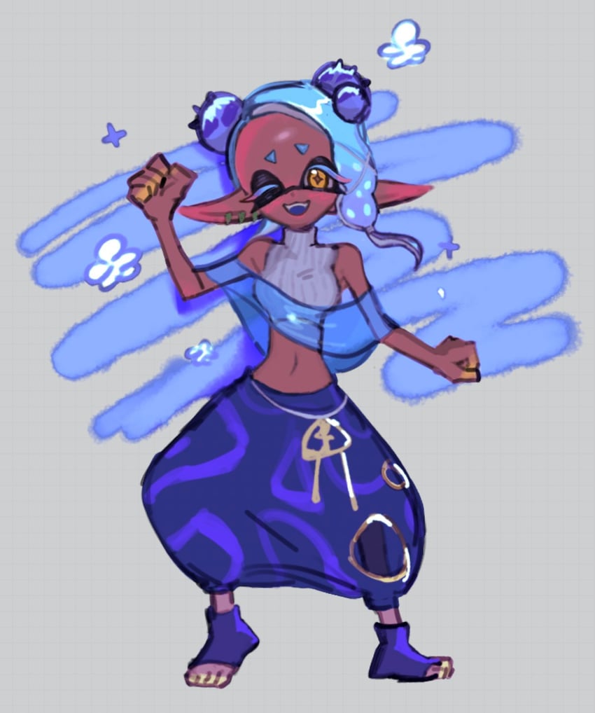frye (splatoon and 1 more) drawn by pwp_ll