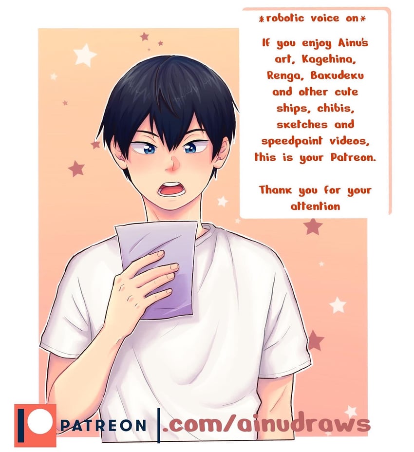 kageyama tobio (haikyuu!!) drawn by ainudraws