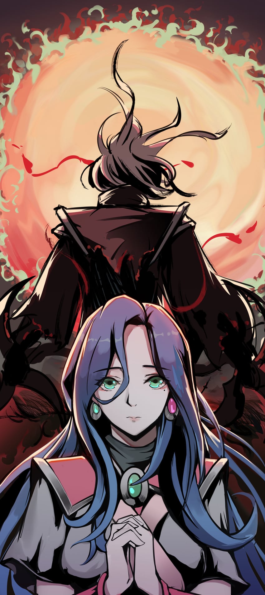 tang bing and tang li (phantom blade) drawn by blackcat_enjia