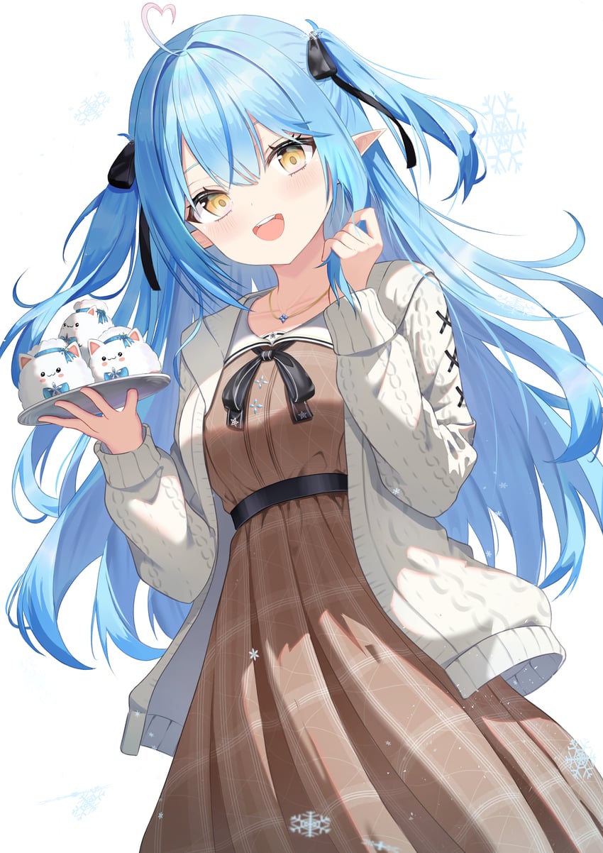 yukihana lamy and yukimin (hololive) drawn by kei_(keiillustrator)