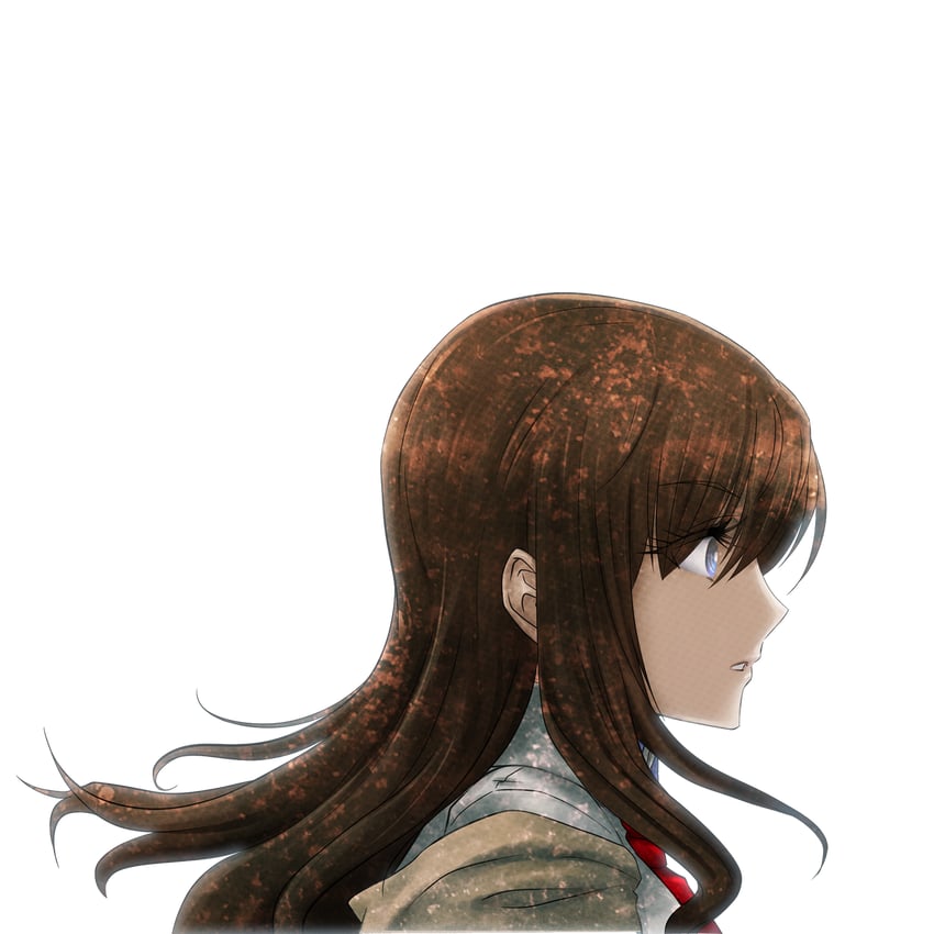 makise kurisu (science adventure and 1 more) drawn by huke