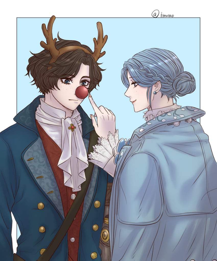pinocchio and sophia monad (lies of p) drawn by imawa315