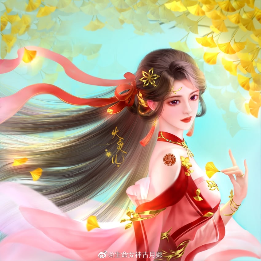 huo linger (wanmei shijie) drawn by shenming_nushen_gu_yuena