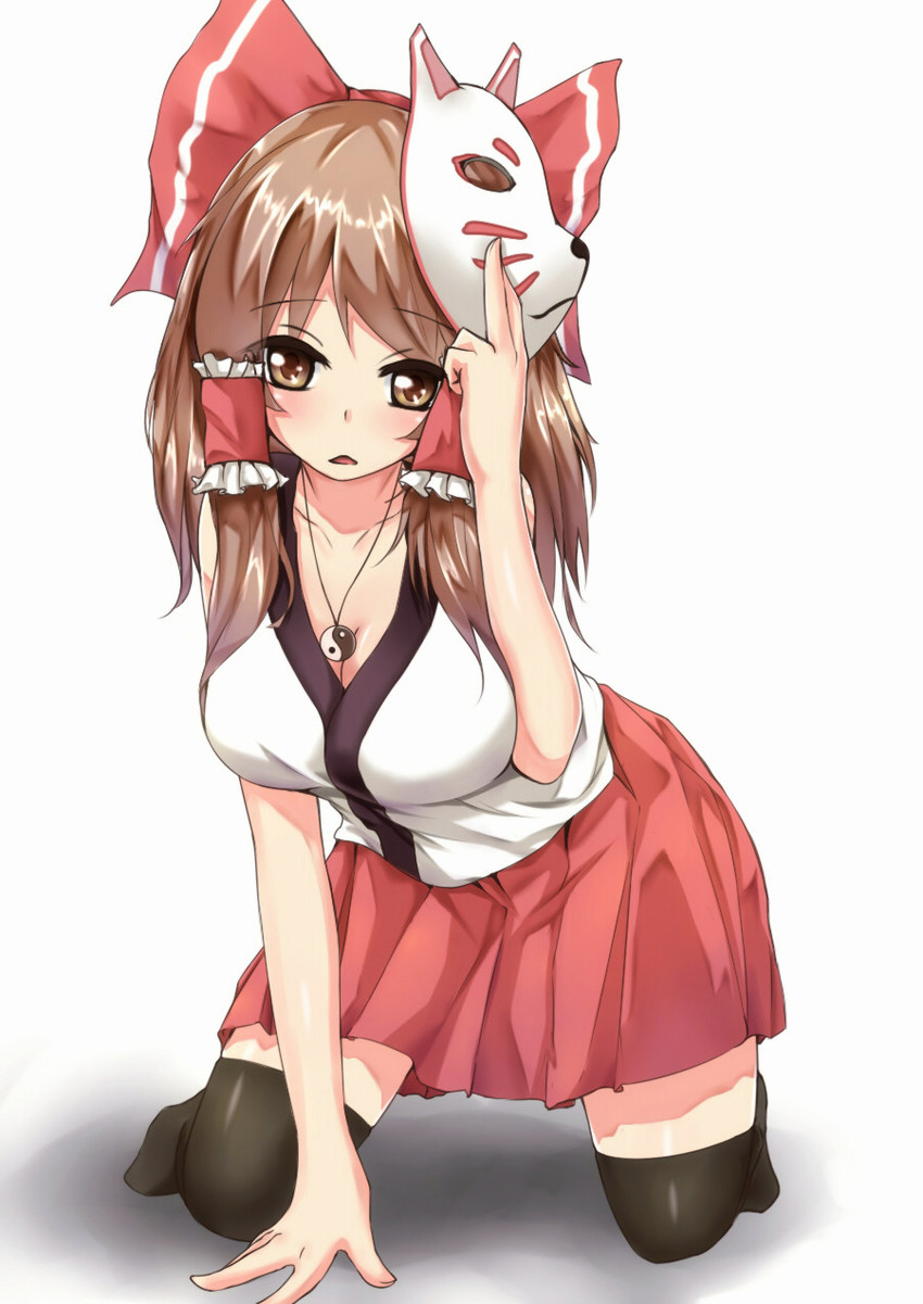 sendai hakurei no miko (original and 3 more) drawn by moe_m