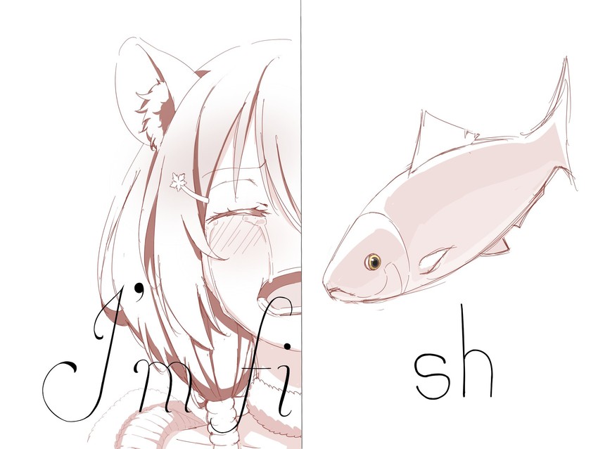 ayunda risu (hololive and 1 more) drawn by senkae_/reikyuu