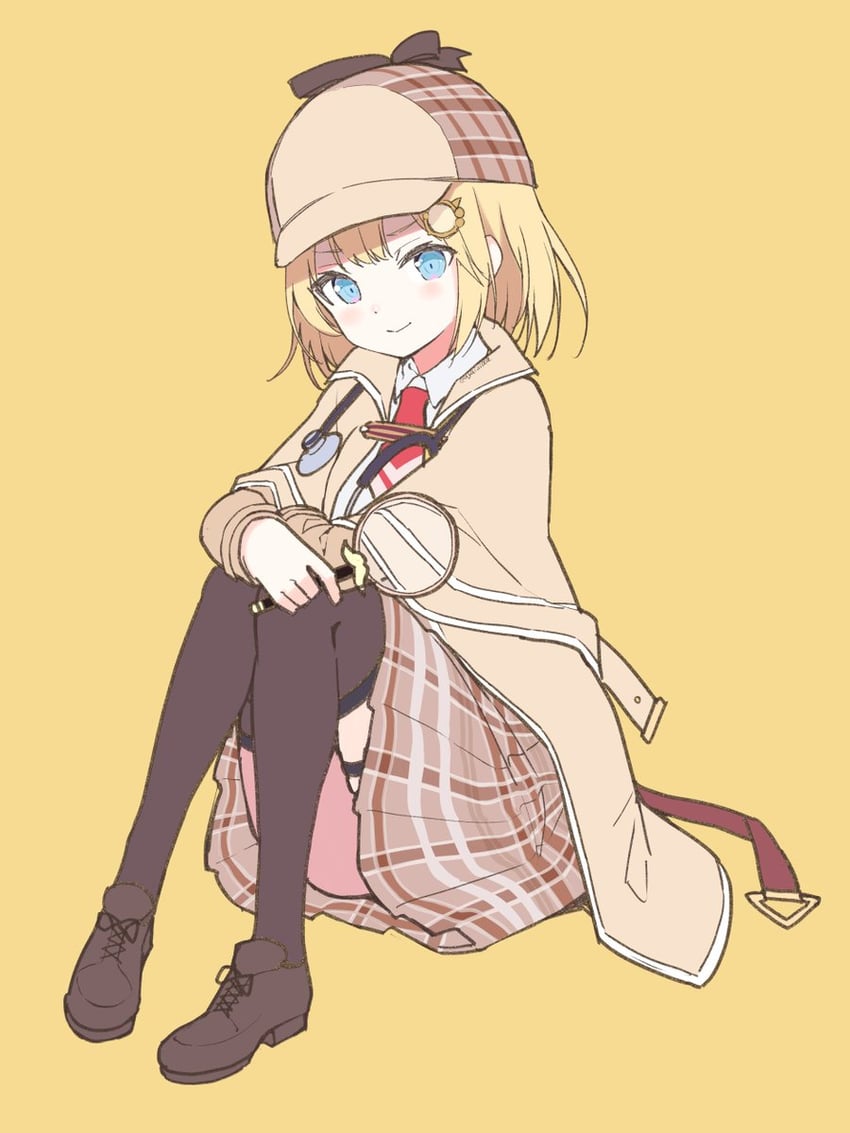 watson amelia (hololive and 1 more) drawn by ishida_aya