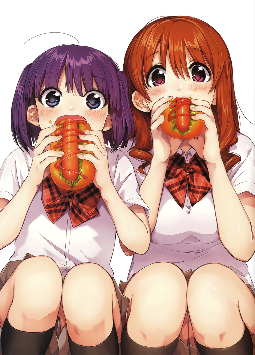 machiko ryou and morino kirin (koufuku graffiti) drawn by kawai_makoto
