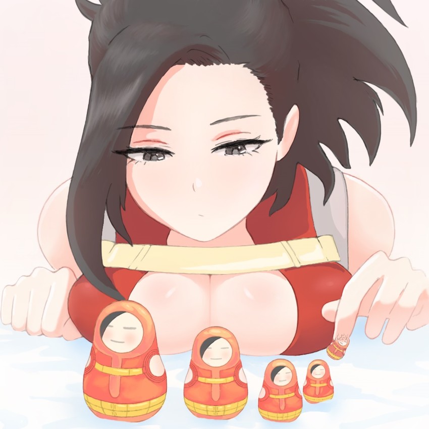 yaoyorozu momo (boku no hero academia) drawn by shpo