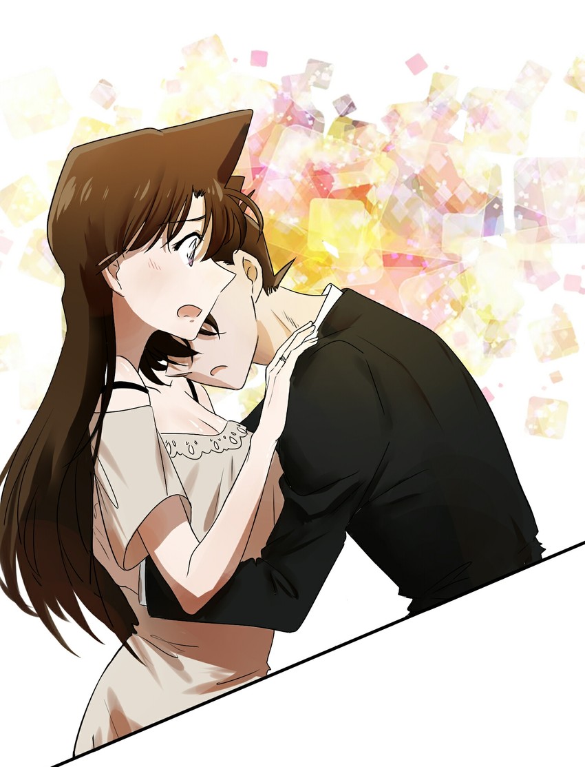 mouri ran and kudou shin'ichi (meitantei conan) drawn by pixiv31848732