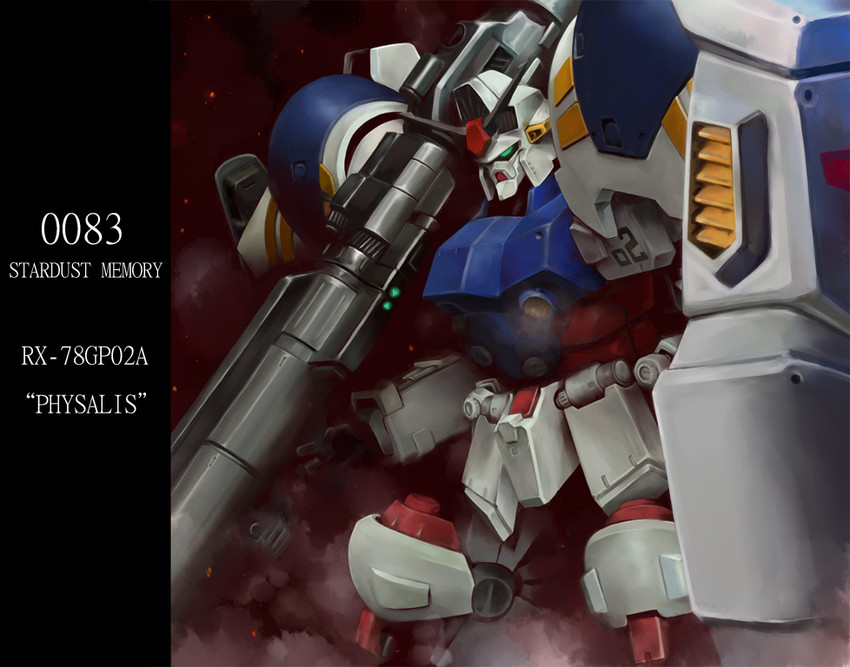 gundam gp-02 physalis (gundam and 1 more) drawn by hinooka_shuuji
