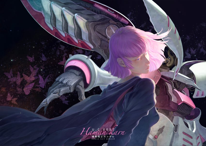 haman karn and qubeley (gundam and 1 more) drawn by user_dfcp2845