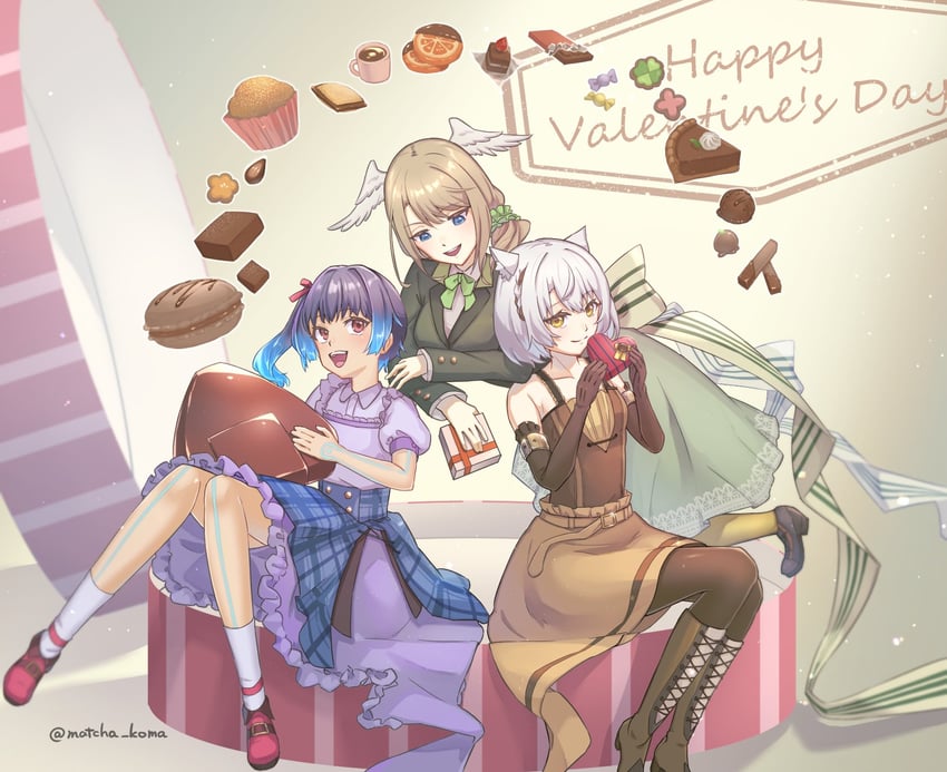 mio, eunie, and sena (xenoblade chronicles and 1 more) drawn by yanagimachi