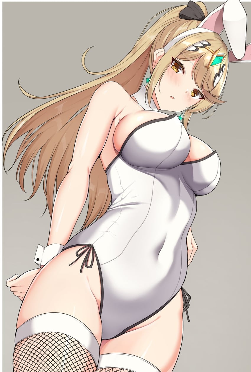 mythra (xenoblade chronicles and 1 more) drawn by noeomi