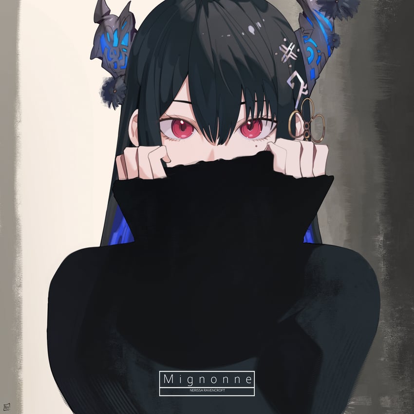 nerissa ravencroft and ohnuki taeko (hololive and 2 more) drawn by ninochuu