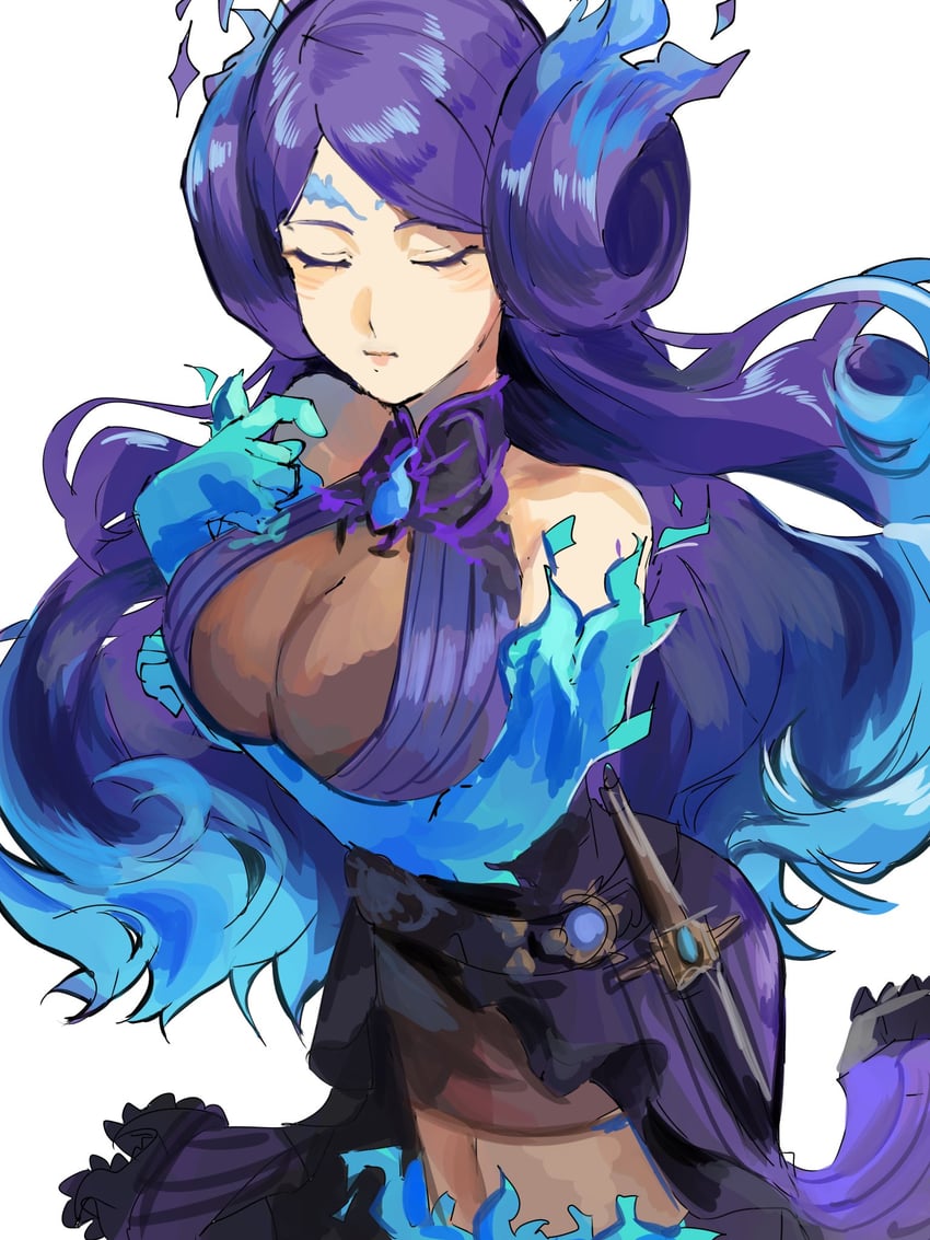 brighid (xenoblade chronicles and 1 more) drawn by 4me3ba_niku