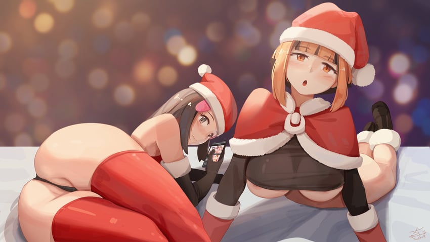 dawn and gardenia (pokemon and 1 more) drawn by sushoartworks