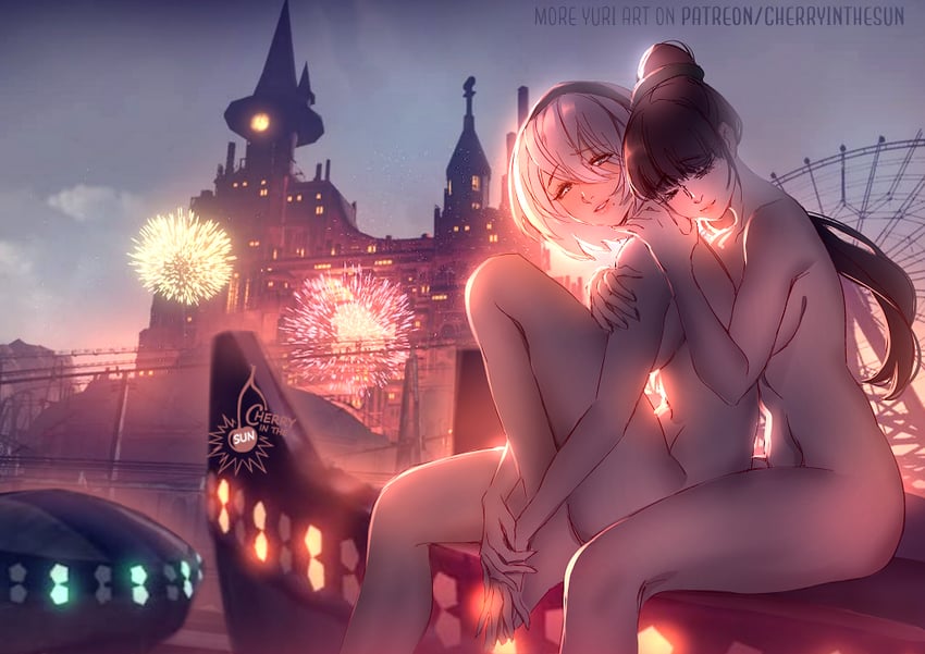 2b and eve (nier and 1 more) drawn by cherry_in_the_sun
