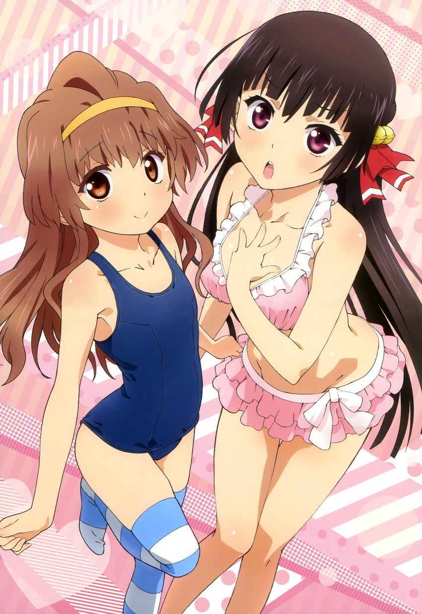 himenokouji akiko and takanomiya arisa (nyantype and 1 more) drawn by sano_takao