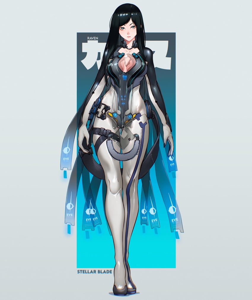 raven (stellar blade) drawn by cesar_art456